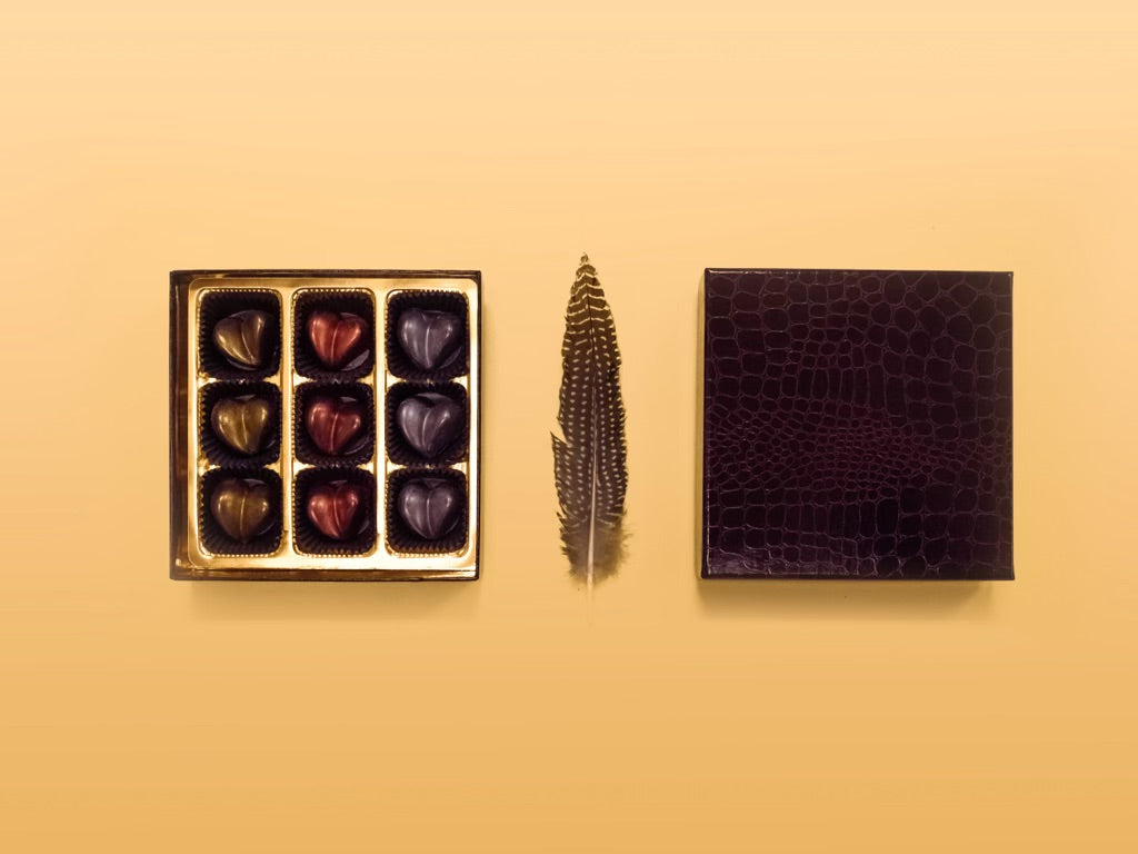 PAVE- NINE PIECE MOLDED HEART COLLECTION